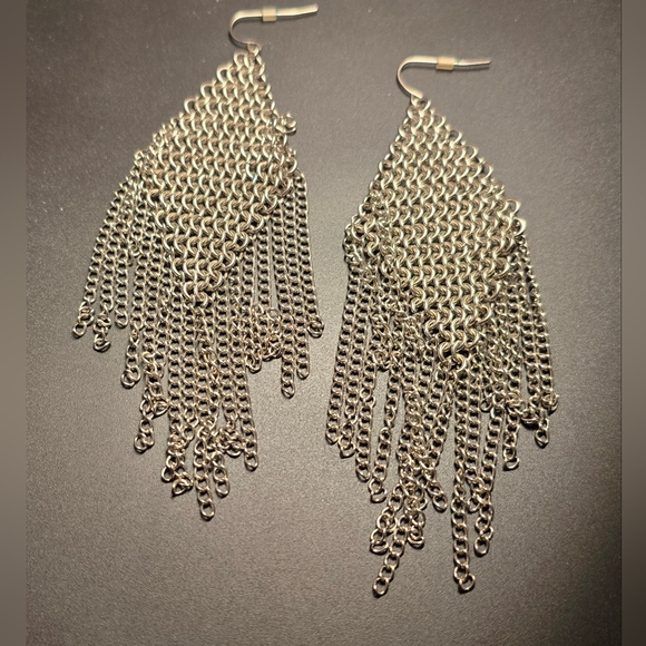 ONE TEASPOON Silver chandelier earings - Picture 2 of 4